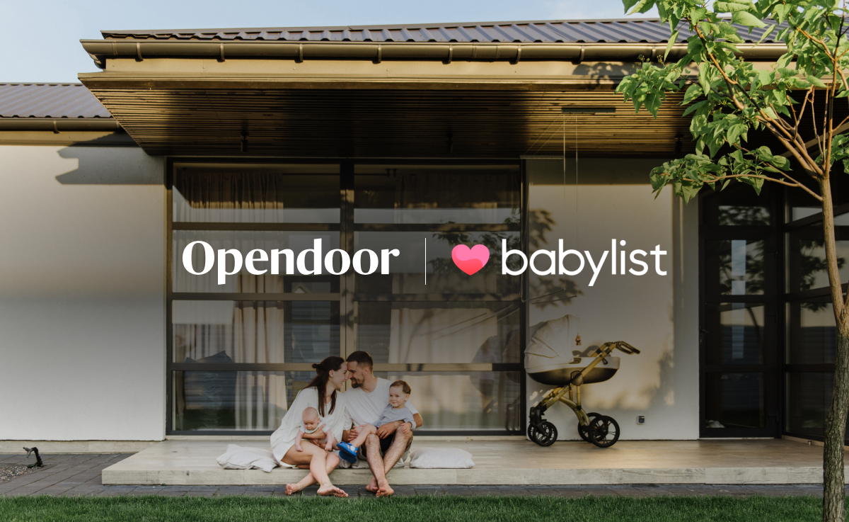 Opendoor partners with Babylist to launch a "Baby's First Home Cash Fund" for baby registries.