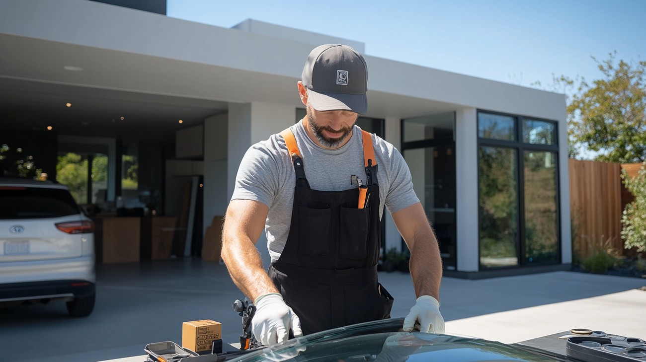 Windshield replacement photo