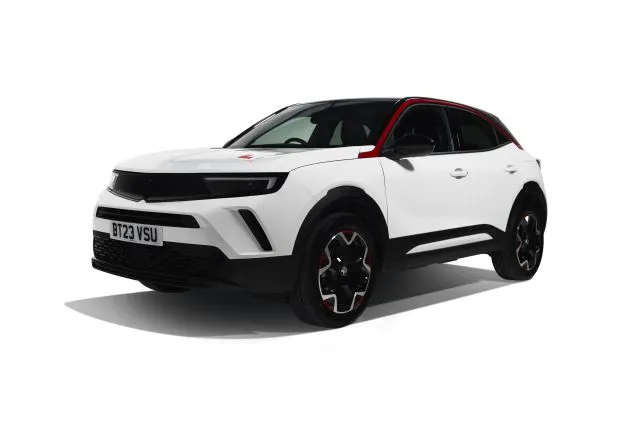 Front view of the vehicle