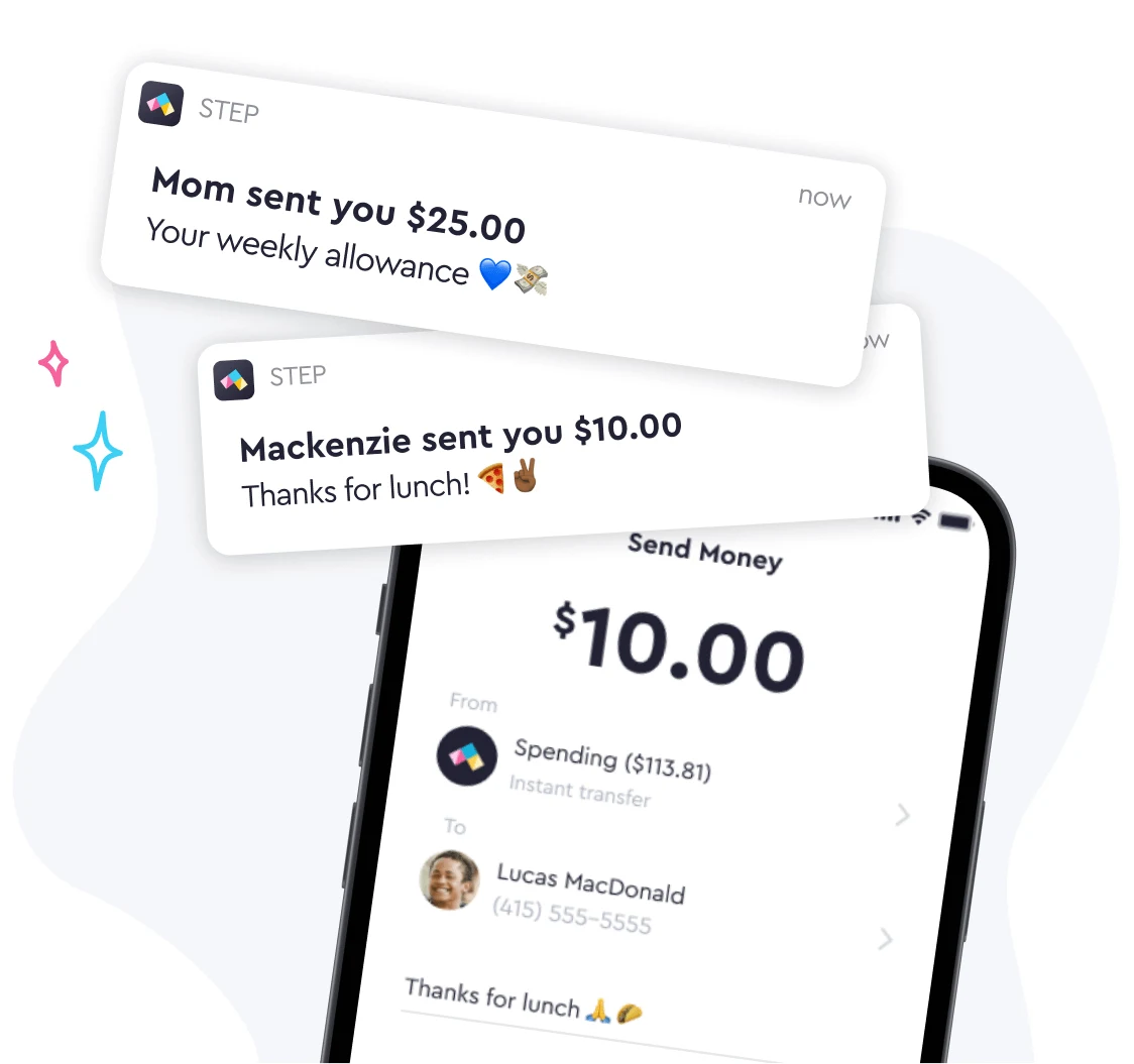 Sending money on Step