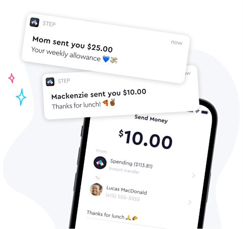 Sending money on Step