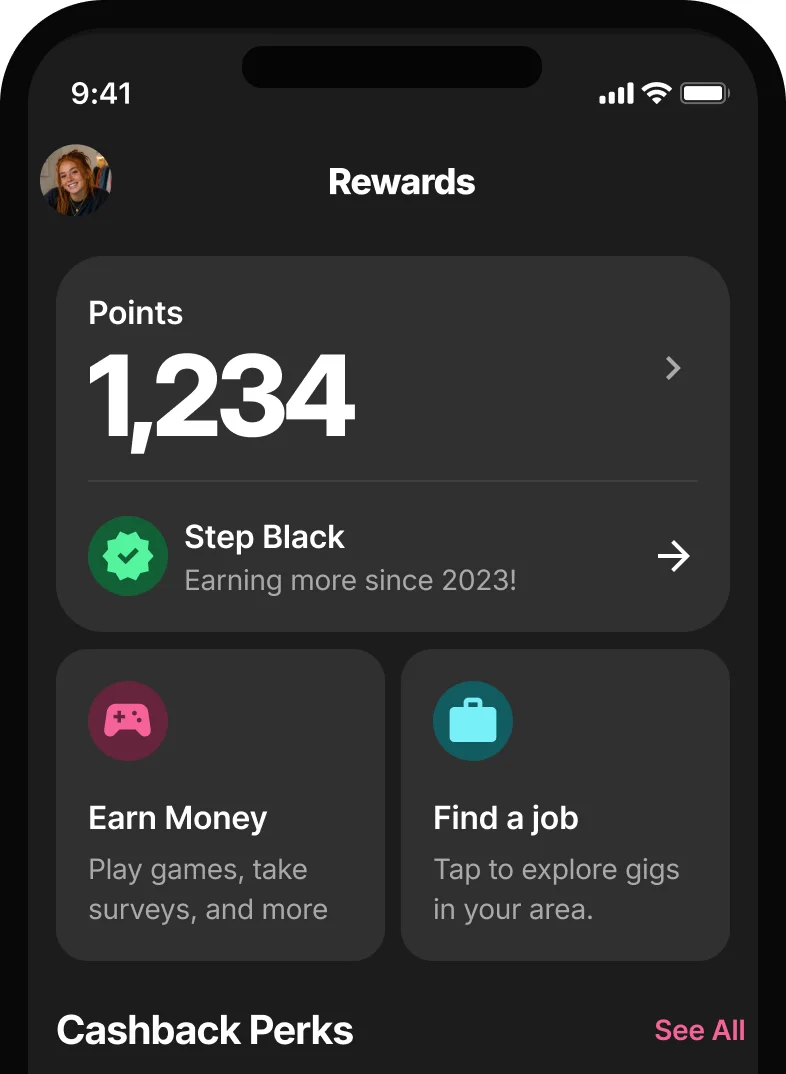 Rewards get paid with step
