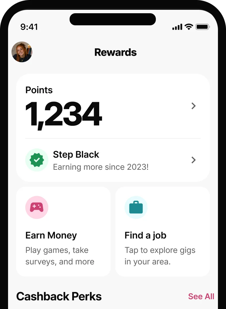 Rewards get paid with step