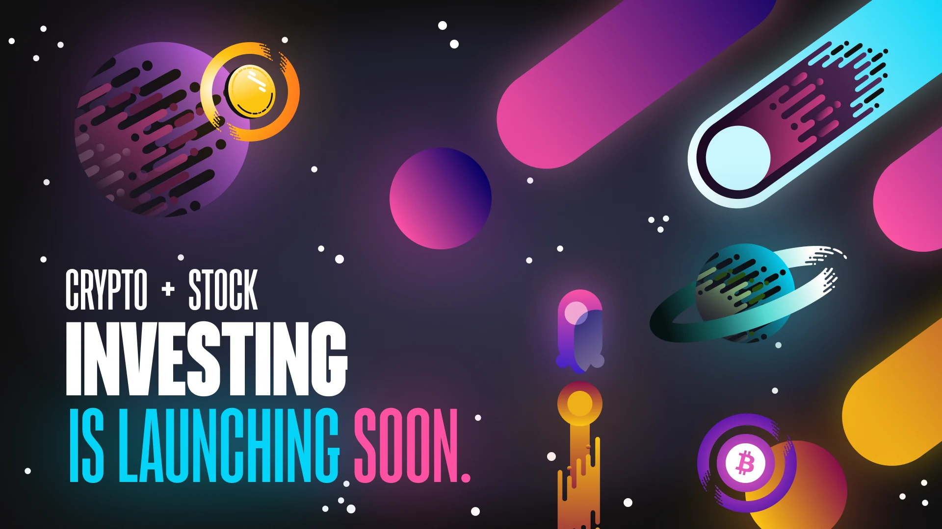 Crypto + Stock investing header