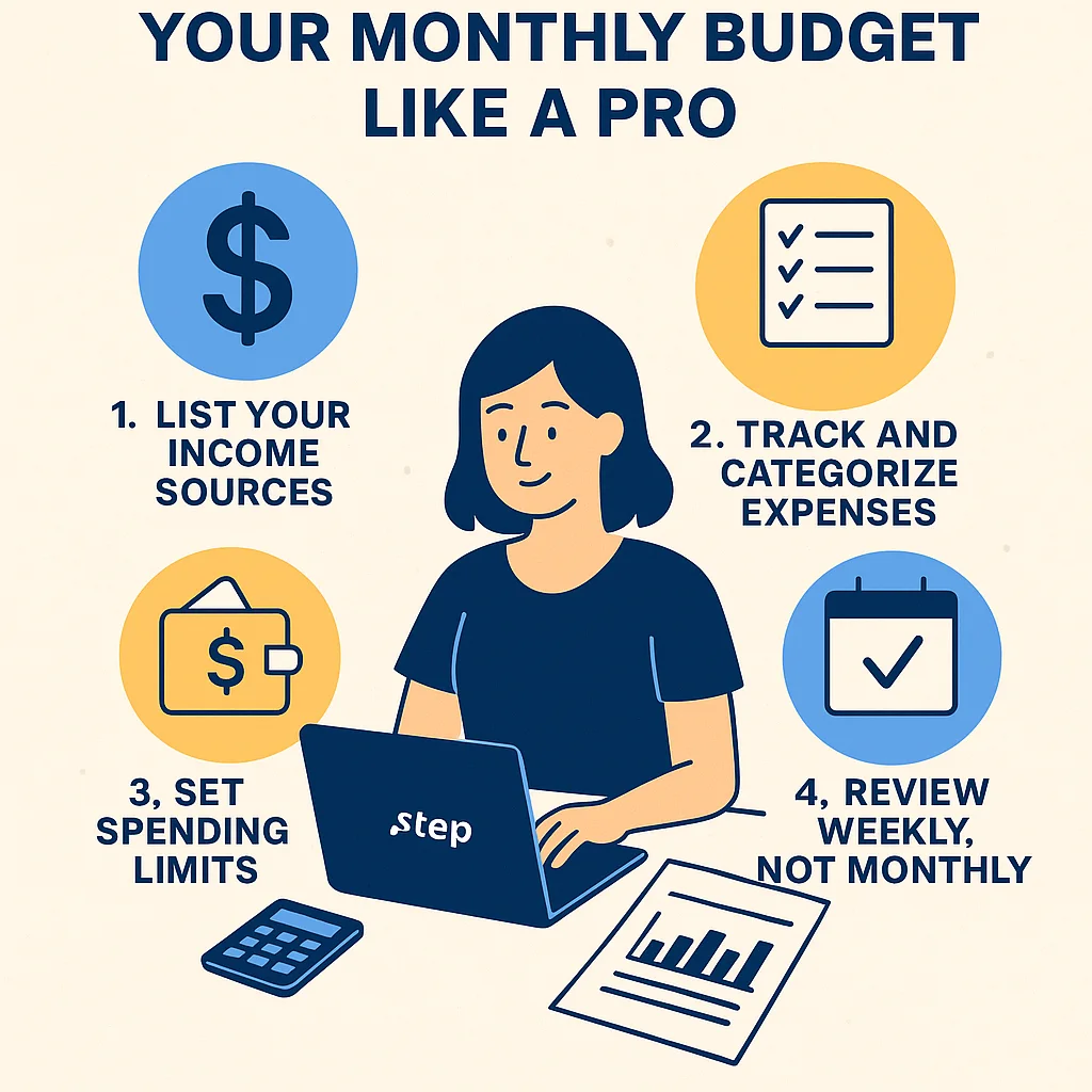 organize your monthly budget like a pro