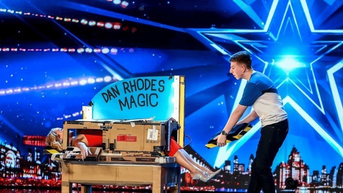 Magic Dan Rhodes saws Amanda Holden in half! | Britain's Got Talent