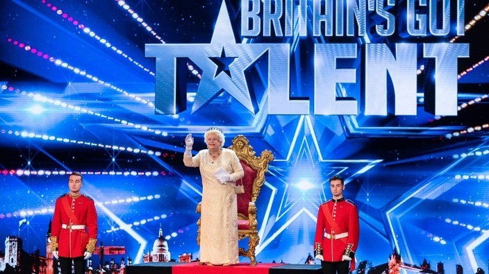 First Look Bgt Judges Get Roasted By The Queen Britain S Got Talent