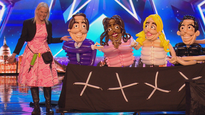 Betty Balloon blows up the Judges! | Britain's Got Talent