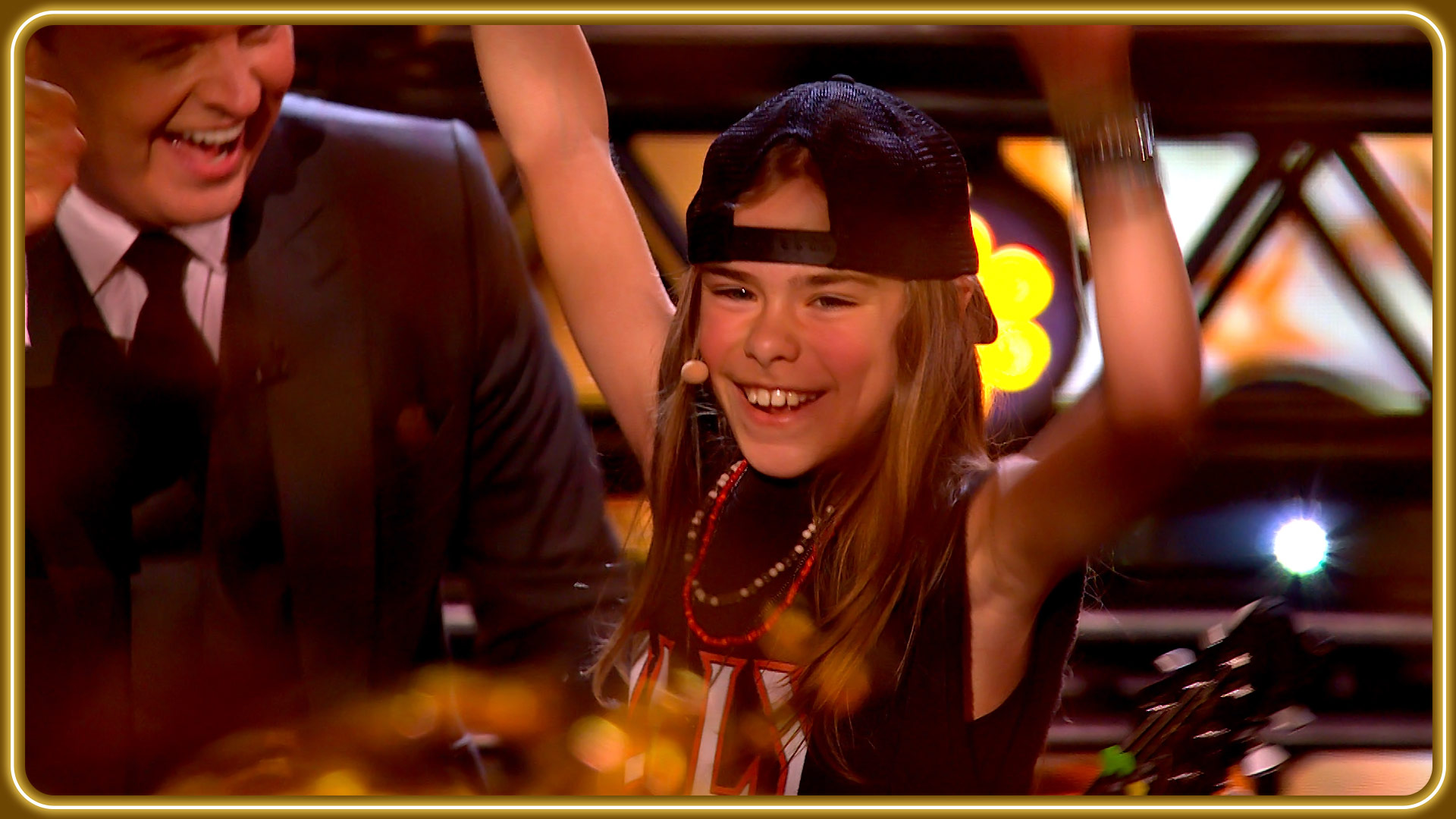 We're LIVING for 11-year-old Olly Pearson's GOLDEN BUZZER rockstar medley!  | Britain's Got Talent