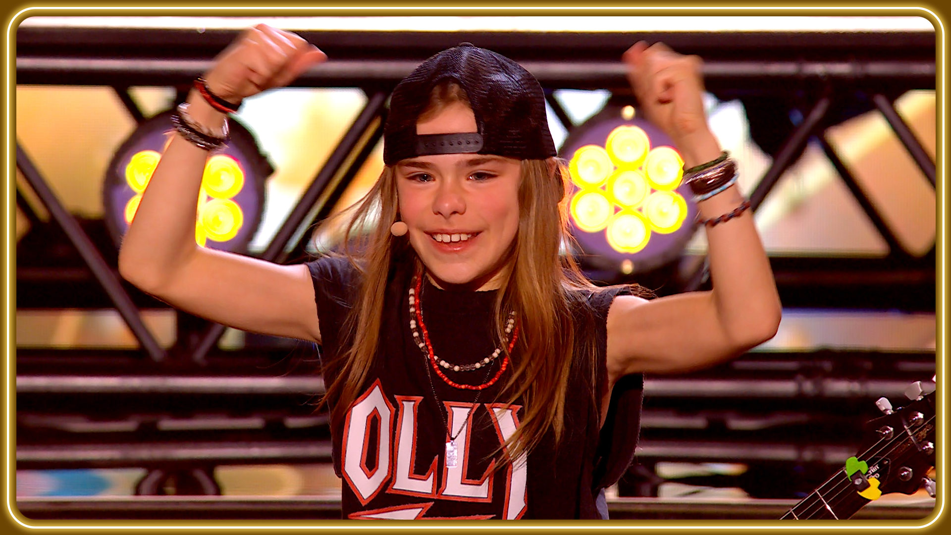 We're LIVING for 11-year-old Olly Pearson's GOLDEN BUZZER rockstar medley! | Britain's Got Talent