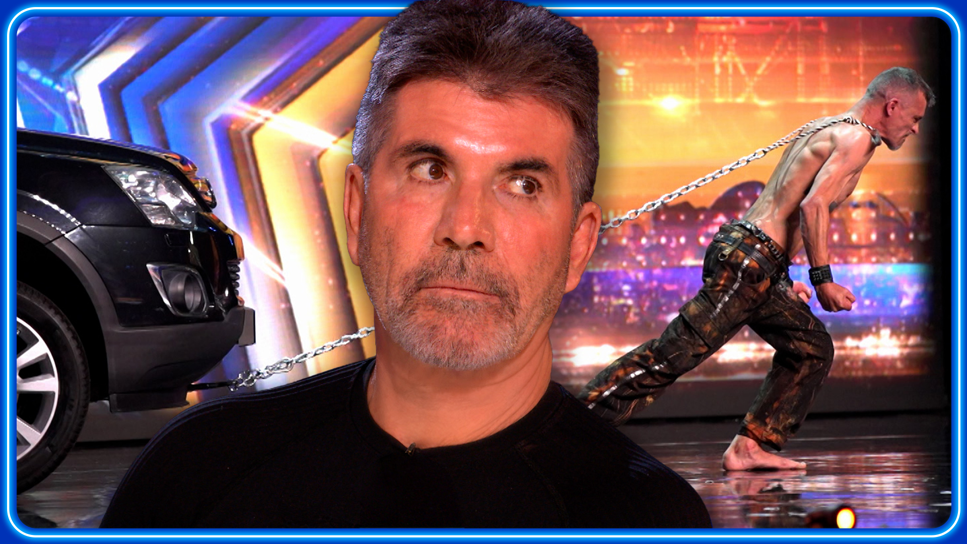 Fakir Testa pulls Simon Cowell in a CAR... by his NECK! | Britain's Got  Talent
