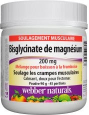 Bisglycinate de magnésium Mélange pour boisson à la framboise