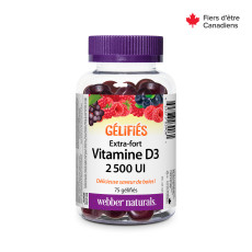 Vitamin D3 Extra Strength   2500 IU  75 Gummies Berry