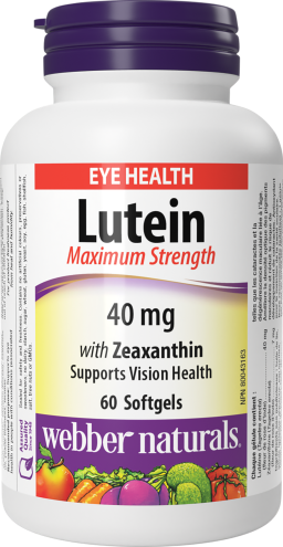 Lutein with Zeaxanthin Maximum Strength  40 mg  60 Softgels