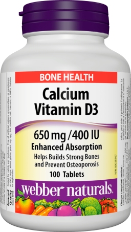 Ultra Calcium & Vitamin D3 Enhanced Absorption 650 mg / 400 IU