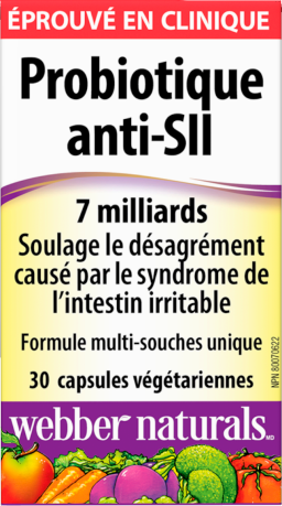 Probiotique anti-SII  7 milliards  30 capsules végétariennes