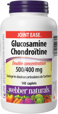 Glucosamine Chondroïtine Double concentration 500/400 mg