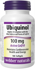 Ubiquinol QH® Active CoQ10 100 mg Softgels