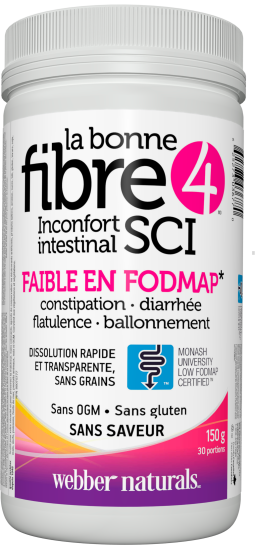 La bonne fibre4 inconfort intestinal SCI   150 g poudre sans saveur