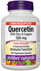 Quercetin with Zinc & Copper 500 mg Vegetarian Capsules