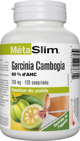 Garcinia Cambogia 60 % d'AHC  750 mg  120 comprimés