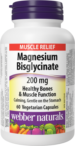 Magnesium Bisglycinate  200 mg  60 Vegetarian Capsules