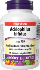 Acidophilus bifidus avec FOS 6 milliards de cellules actives