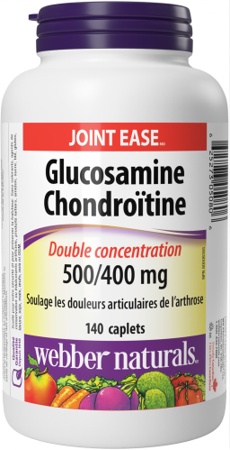Glucosamine Chondroïtine Double concentration  500/400 mg  140 caplets