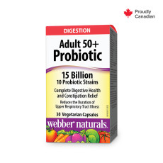 Adult 50+ Probiotic  15 Billion  30 Vegetarian Capsules