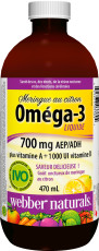 Liquide Oméga-3  Plus vitamine A + 1 000 UI vitamine D 