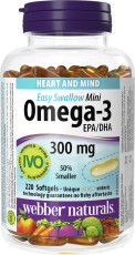 Omega-3 Mini Easy Swallow 300 mg EPA/DHA