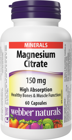 Magnesium Citrate High Absorption    150 mg  60 Capsules