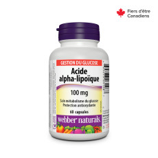 Acide alpha-lipoïque  100 mg  60 capsules