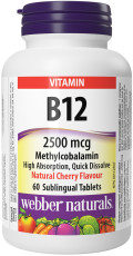 Vitamin B12 Methylcobalamin 2500 mcg
