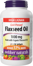 Flaxseed Oil Cold Pressed 1000 mg