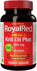 RoyalRed® Omega-3 Krill Oil Plus Extra Strength 500 mg