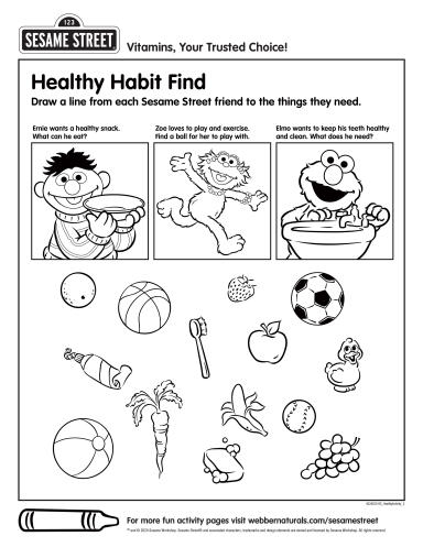 Healthy Habit Find activity