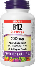 Vitamin B12 Extra Strength Methylcobalamin 5000 mcg