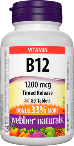 B12 Cyanocobalamin Timed Release 1200 mcg