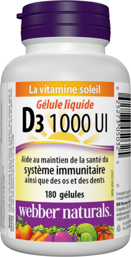 Vitamine D3 1 000 UI