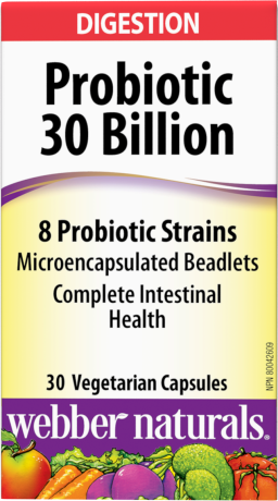 Probiotic 30 Billion 8 Probiotic Strains  30 Billion  30 Capsules