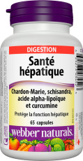Santé hépatique Chardon-Marie, schisandra, acide alpha-lipoïque et curcumine