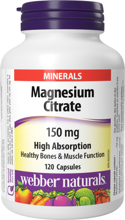 Magnesium Citrate High Absorption    150 mg  120 Capsules