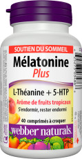 Mélatonine Plus L-Théanine + 5-HTP