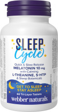 Sleep Cycle Melatonin with L-Theanine, 5-HTP & Sleep Botanicals