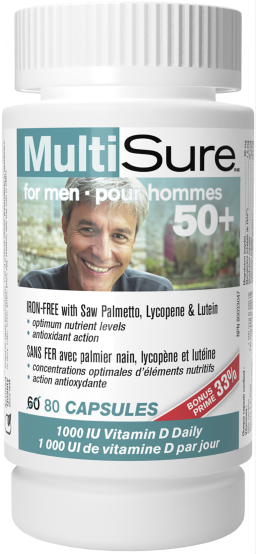 MultiSure for Men 50+   80 Capsules