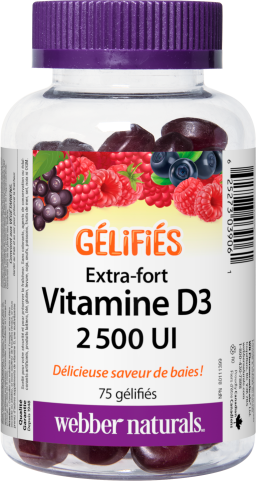 Vitamine D3 2 500 UI Extra-fort