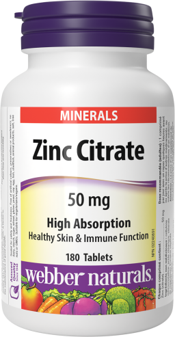 Zinc Citrate  50 mg  180 Tablets