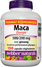 Maca avec ginseng 500/200 mg