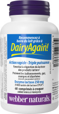 Dairy Again!(MC) Enzyme lactase 250 mg arôme vanille française